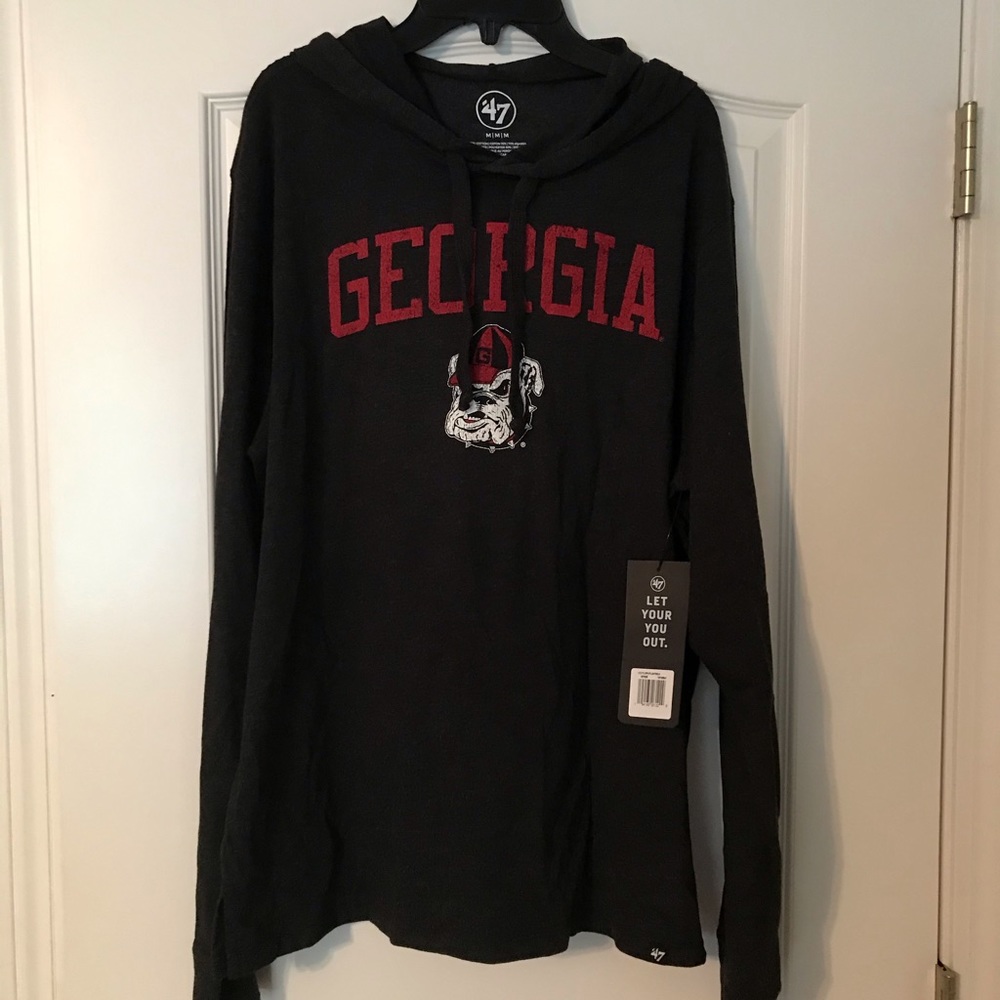 Georgia Bulldogs Long Sleeve Tee with hood